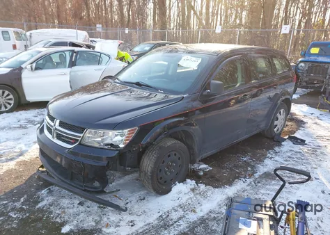 2014 Dodge Journey American Value Pkg from USA, damaged, VIN 3C4PDCAB1ET258896